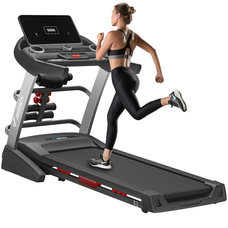 Electric Home Treadmill Commercial Folding Gym Fitness Equipment China Running Belt Machine Motorized With Screen Treadmill For