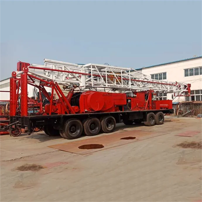 XJ750 Mobile Oil Drilling machine Truck Mount Workover Rig Machine for Oilfield
