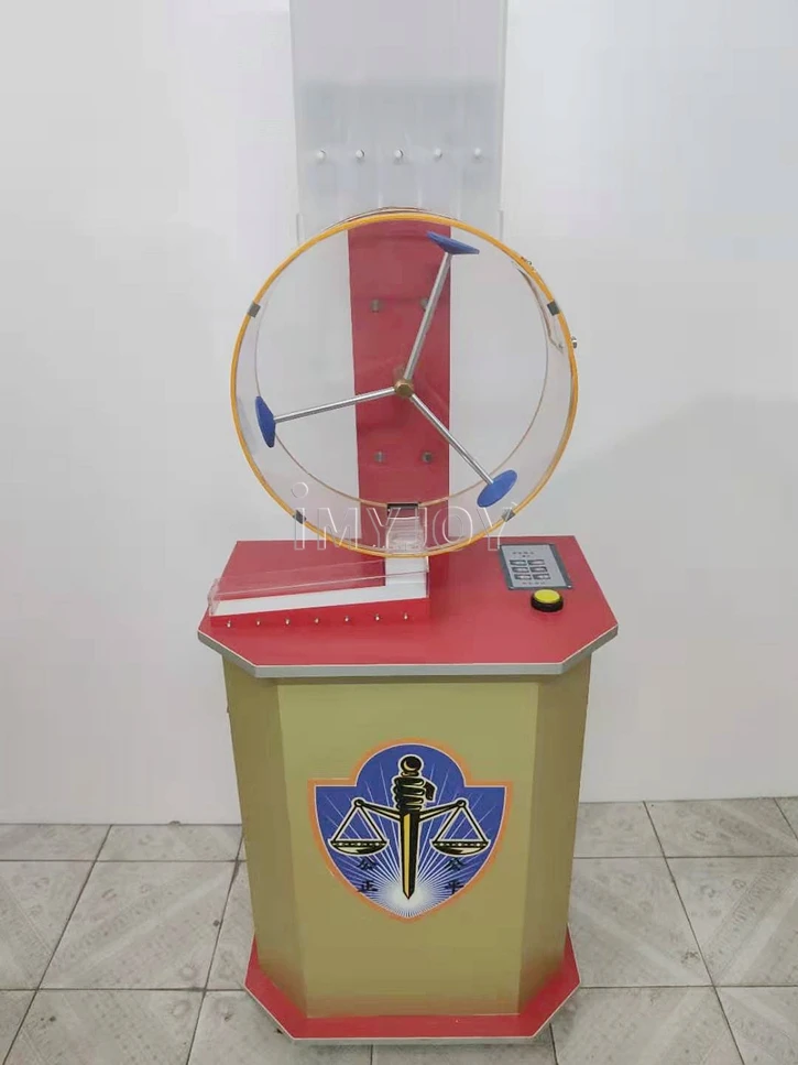  Custom color Stirring lottery machine slot gaming with 200pcs
