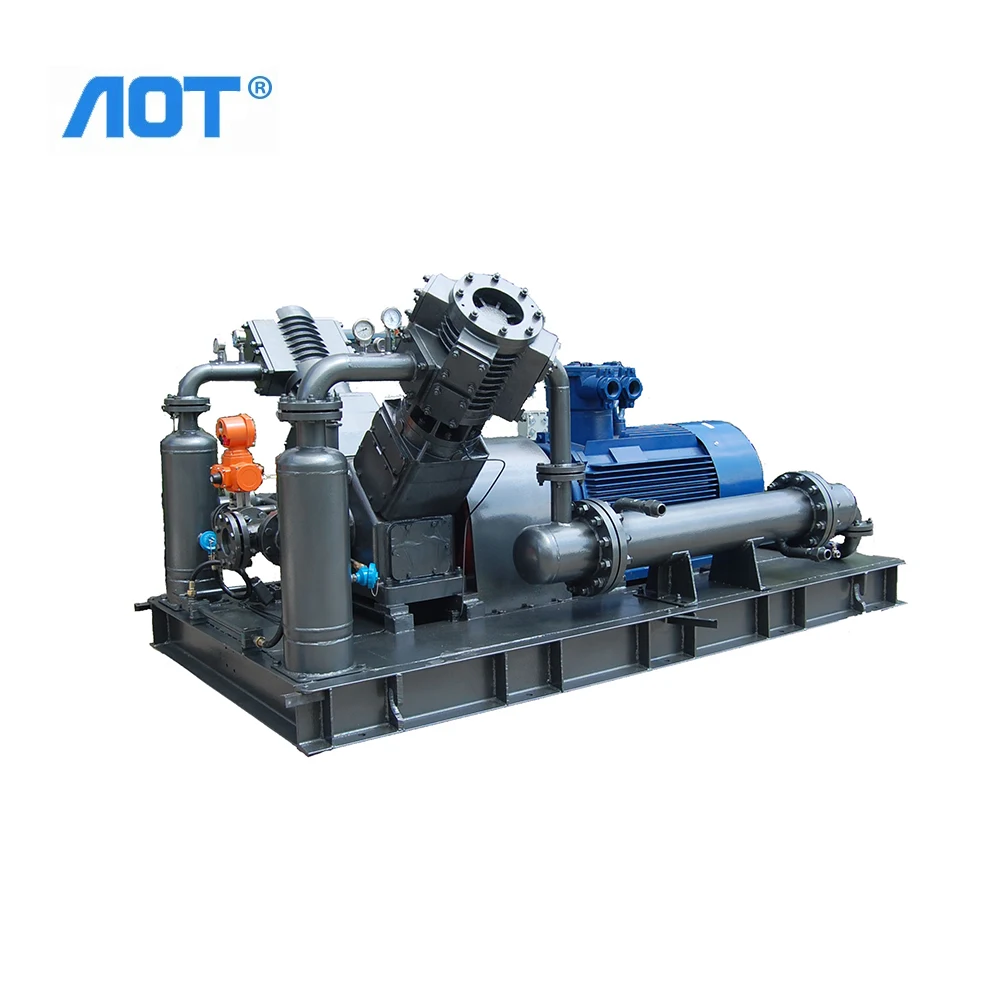 Explosion-proof motor coupling piston biogas compressor Methane CH4 gas compressor  for hot sale