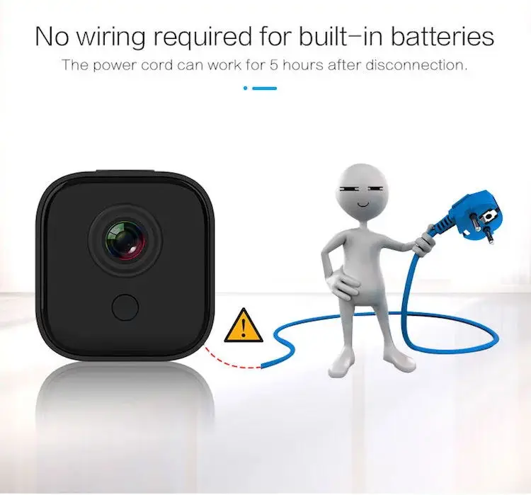  Многофункциональная P2P мини-камера Nestest HD1080P с Wi-Fi A11 беспроводной камерой поворотным основанием на 360