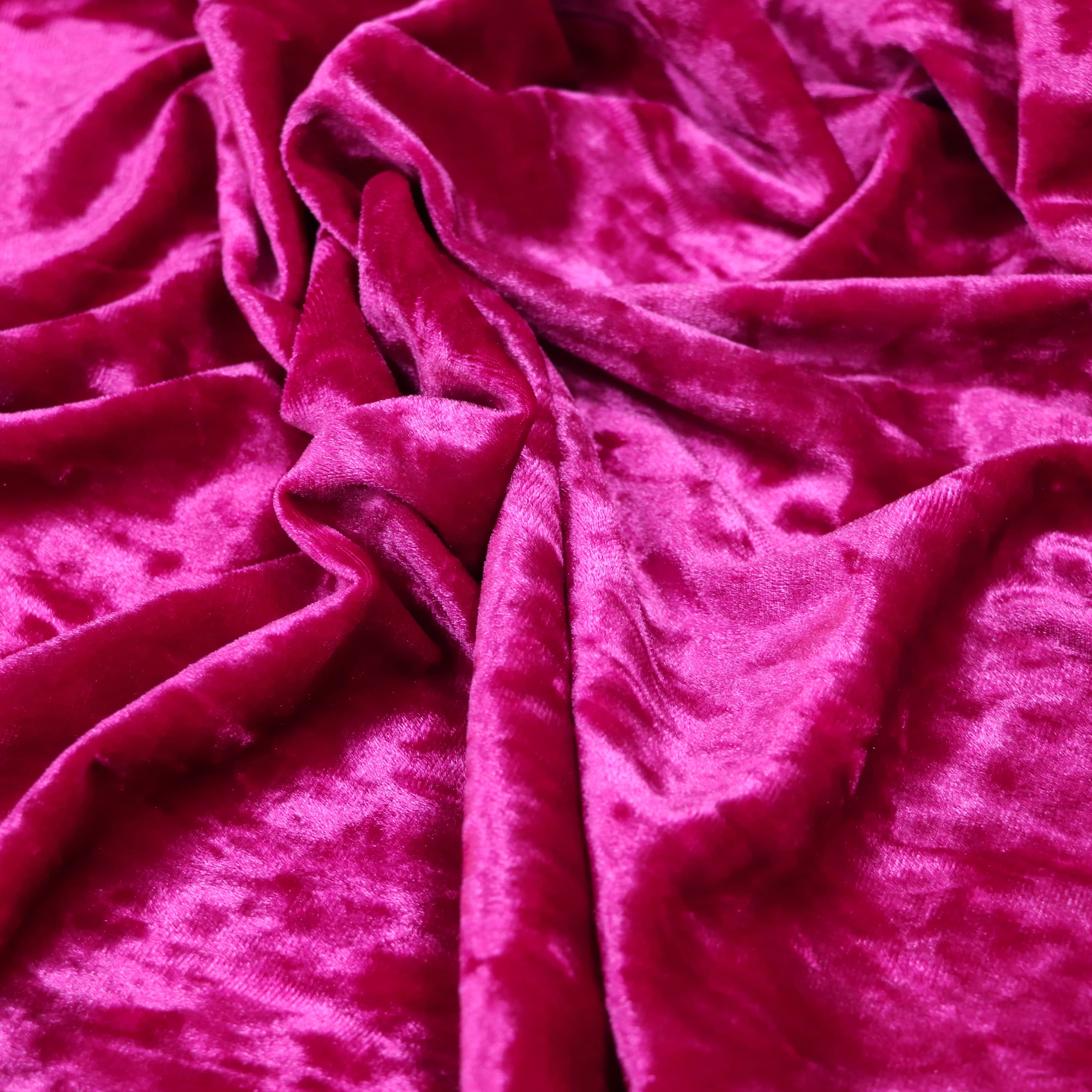Wholesale Price Korea Ks Ice Velvet Velour Fabric With Stretch Warp Knitting For Garment
