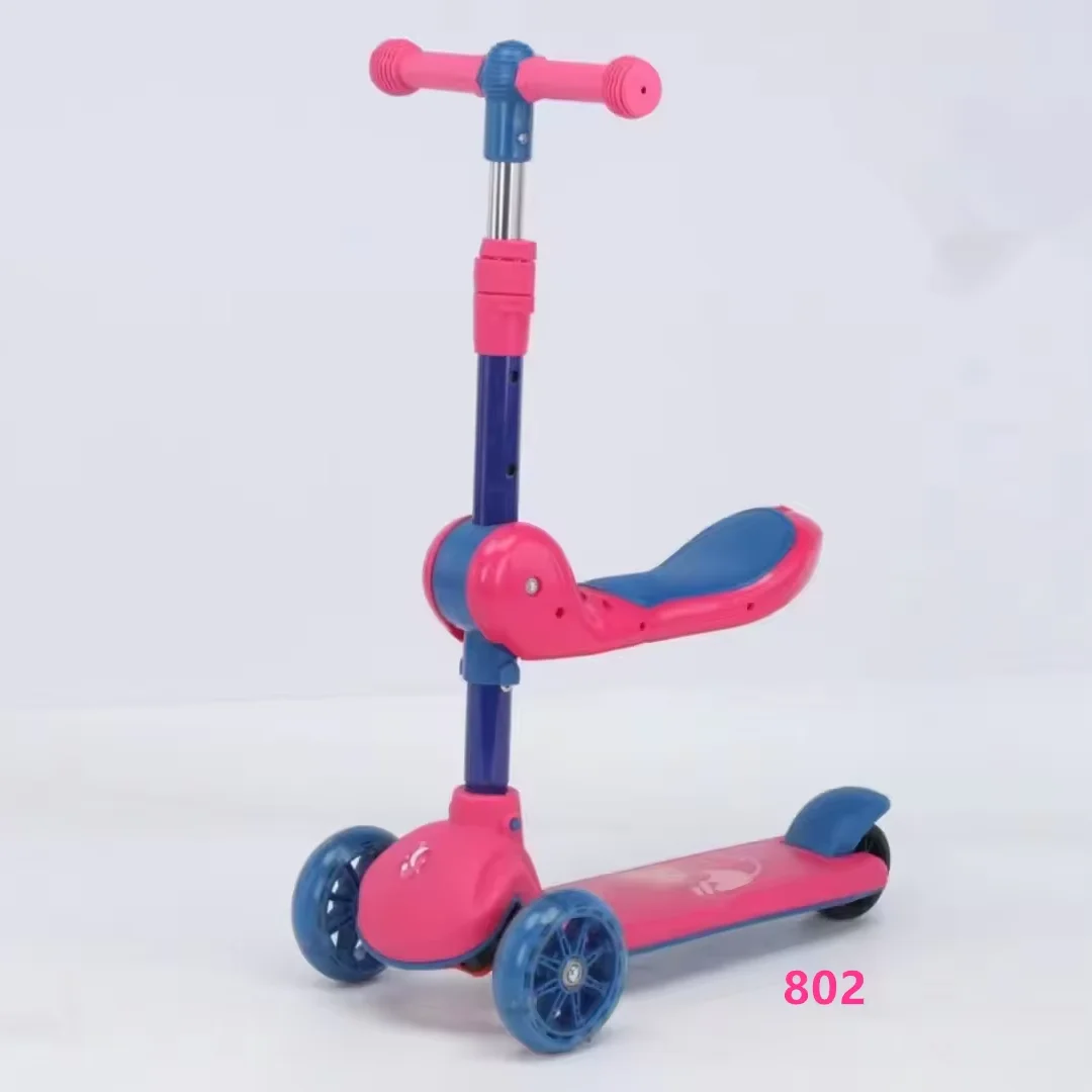 Лидер продаж 2024 детский скутер с музыкой и огнями/детский для мальчиков девочек
