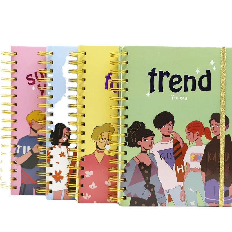 Wholesale A5/A6 PU Leather 6 Ring Binder Macaron Multifunctional Budget Planner Business Loose-leaf Notebook Customizable