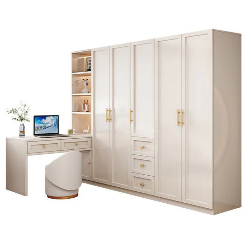Hot sale France furniture Modern Furniture Italian Design Sample Luxury glossy board Modular Unit  Made In China clothes Cabinet