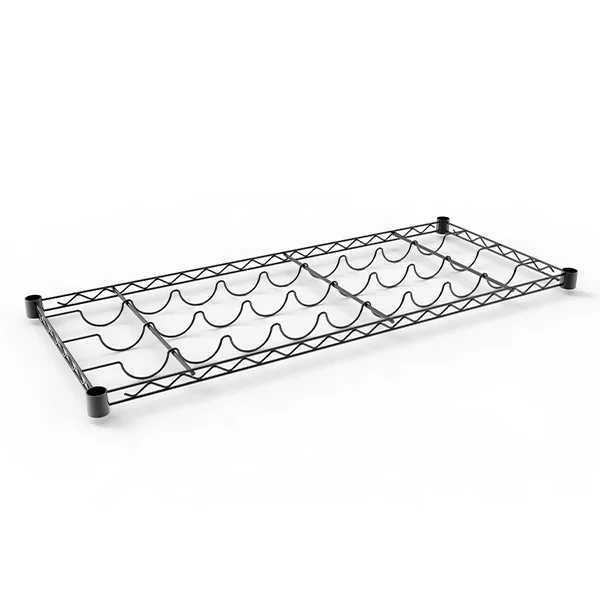 Chrome Wire Shelf for Grocery Store Wire Mesh Supermarket Shelving Wire Rack Display