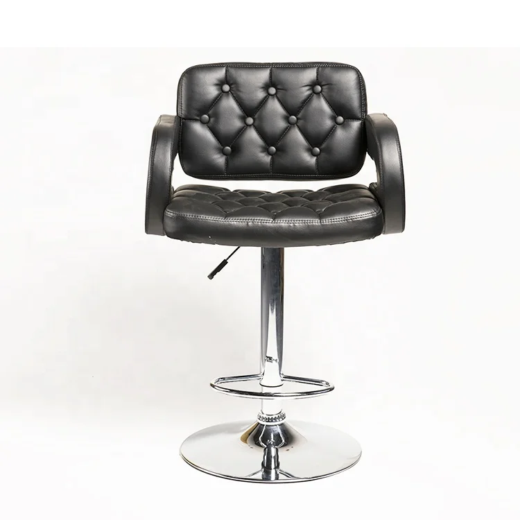 High Quality PU Bar Stool Of Gas lift And 360 Degree Swivel PU bar stool