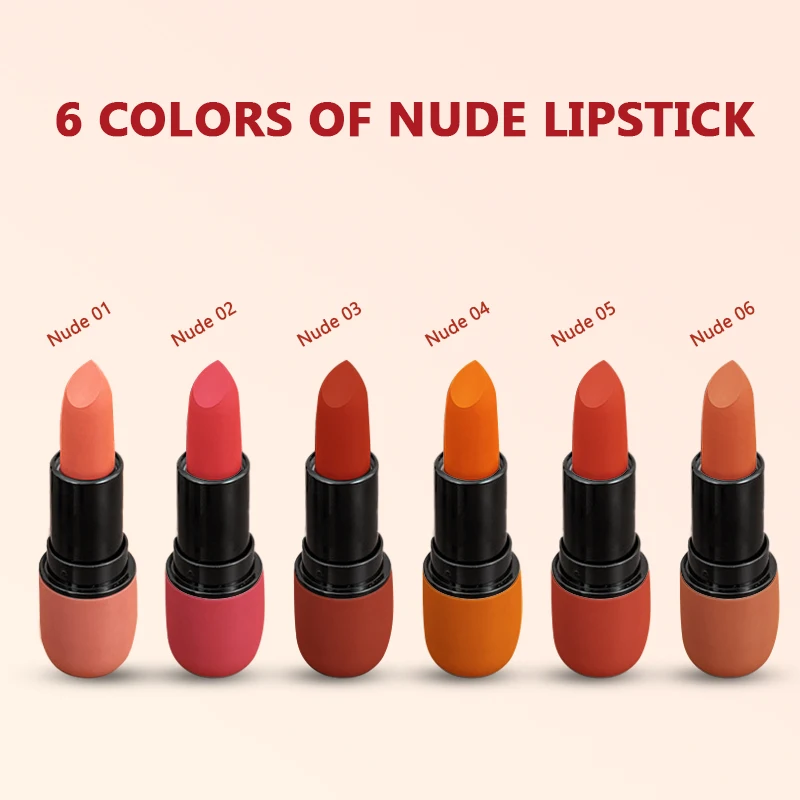 Factory Leppestift High Pigment Long Lasting 21 Color Cream Lipstick Bullet Shaped Lipstick Tube Fruit Flavored Lipstick