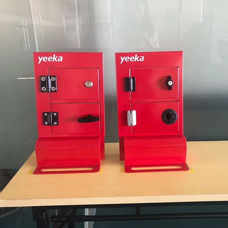YEEKA Industrial Hardware Black ABS Pocket Pulls Handles ,plastic Handle Pocket Pull Home Furniture Furniture Handle & Knob Logo