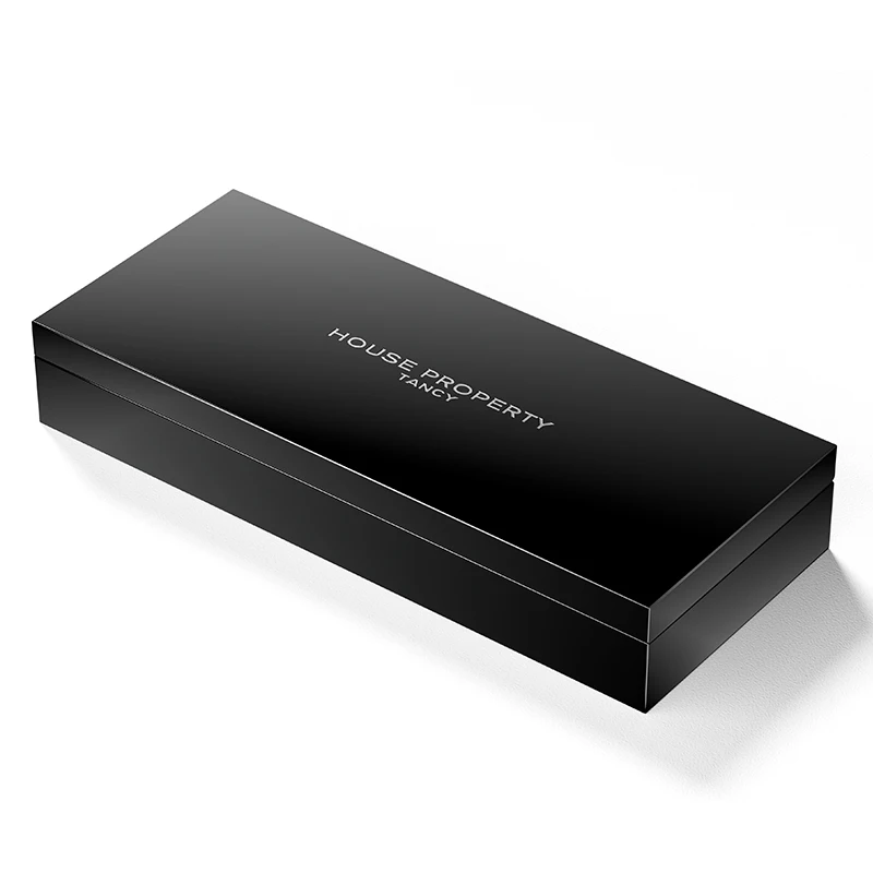 Key business name card credit card box gift box custom logo wooden key sports card storage box