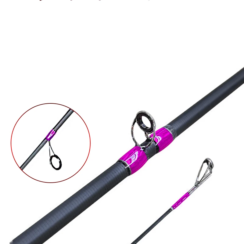 2021 hot 2.1m/2.28m high carbon Casting/Spinning fishing rod soft solid rod slightly lure rod Derived return