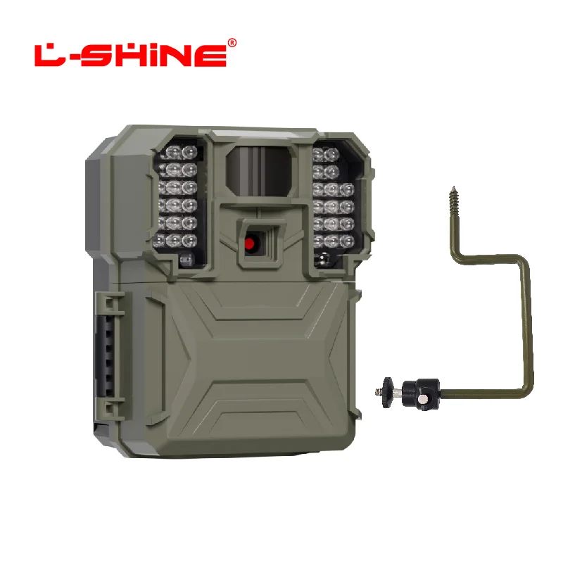 L-SHINE Mini Trail Camera 2.0 Inches 32MP 6K Hunting Night Trail Hunting Game Camera Control Outdoor Wildlife Security Wireless