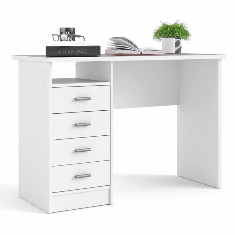 Home Office Wooden Storage Drawer Study Schreibtisch Escritorio Writing Computer PC Laptop Gaming Work Workstation Desk Table