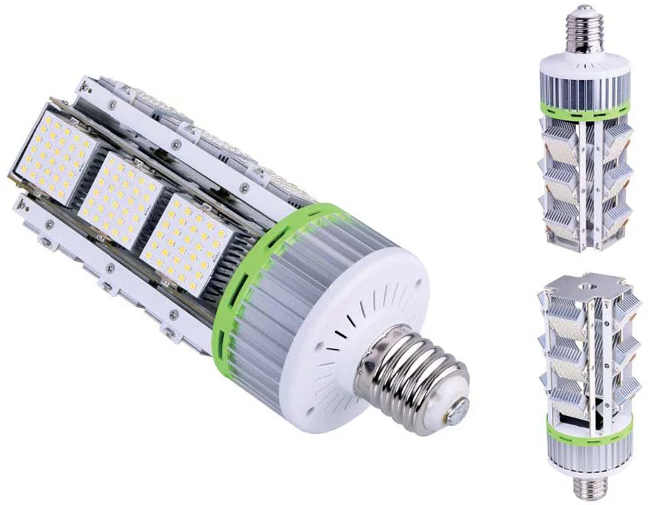 E40 E39 E27 E26 Ex39 ip65 замена HID/CFL/HPS прозрачная или рассеянная без крышки доступна 5 лет гарантии 50 Вт светодиодная кукурузная лампа 2300 К