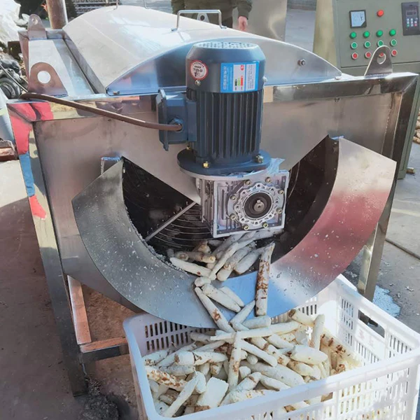 95% Peeling Rate Cassava / Potato / Sweet Potato Peeler Machine Cassava Peeling
