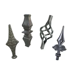 Forged steel gate ornaments>>Cast iron fence ornaments>>Wrought Iron Fence Spears Gate ornaments for top post