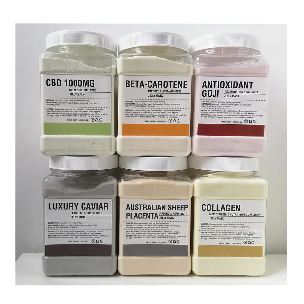 Органический увлажняющий 650g жидких унций чистая Гималайский hydrojelly мягкий порошок моделирование спа Коллинг гидро желе Порошковая маска для ухода за кожей