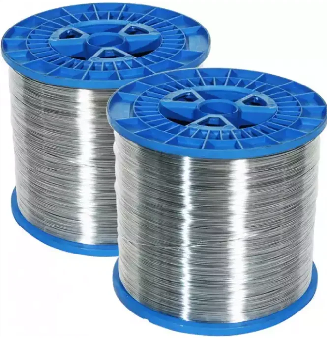 Low Priced DX51D-DX57D Galvanized Iron 22# Steel Wire for Construction and Building Bundling