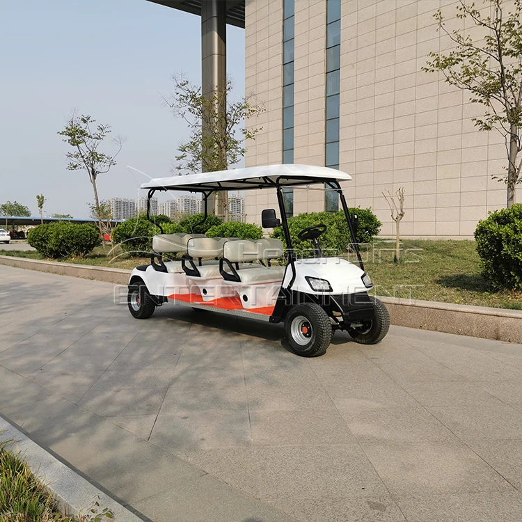 China Factory Cheap Price Airport Electric Club Car Off Road 6 Seater Golf Cart Manufacture