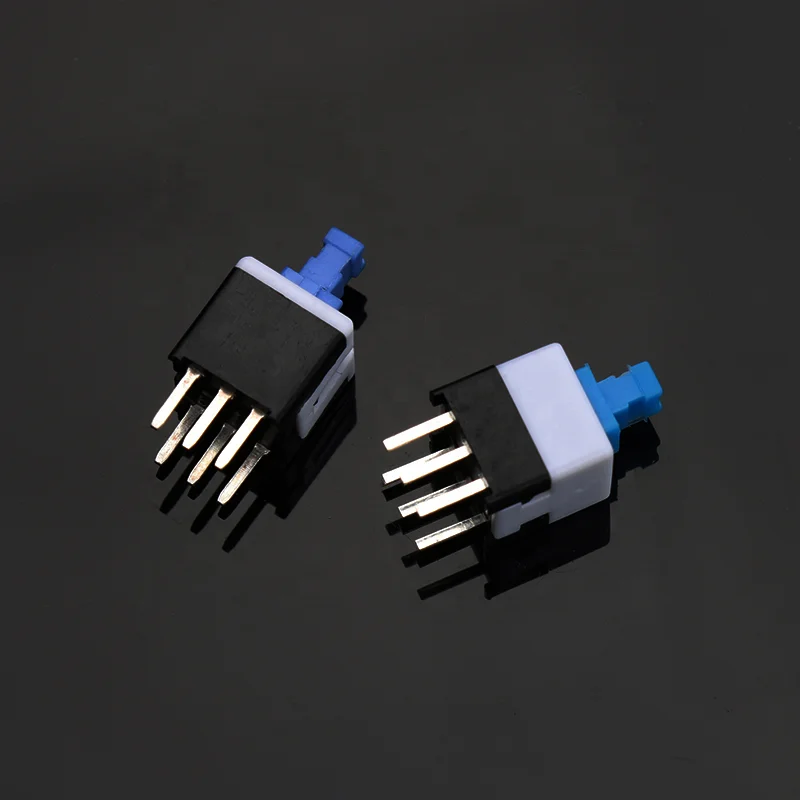 7*7 мм, самофиксирующиеся ключ переключатель двойные ряды 6pin вертикальный кнопочный переключатель