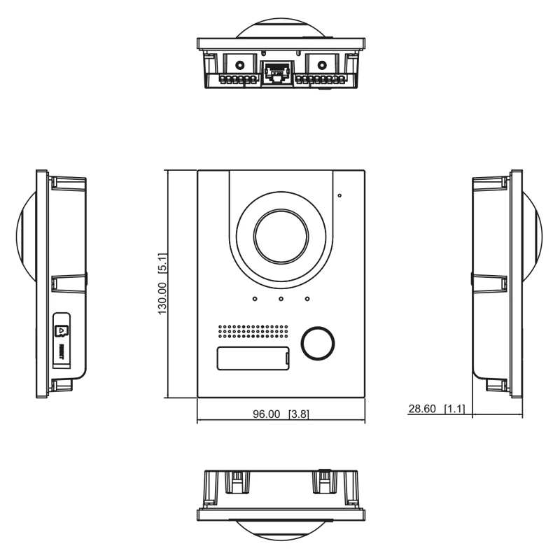2021 vill video doorbell door phone fingerprint intercom telephone system multi apartment video door phone intercom system