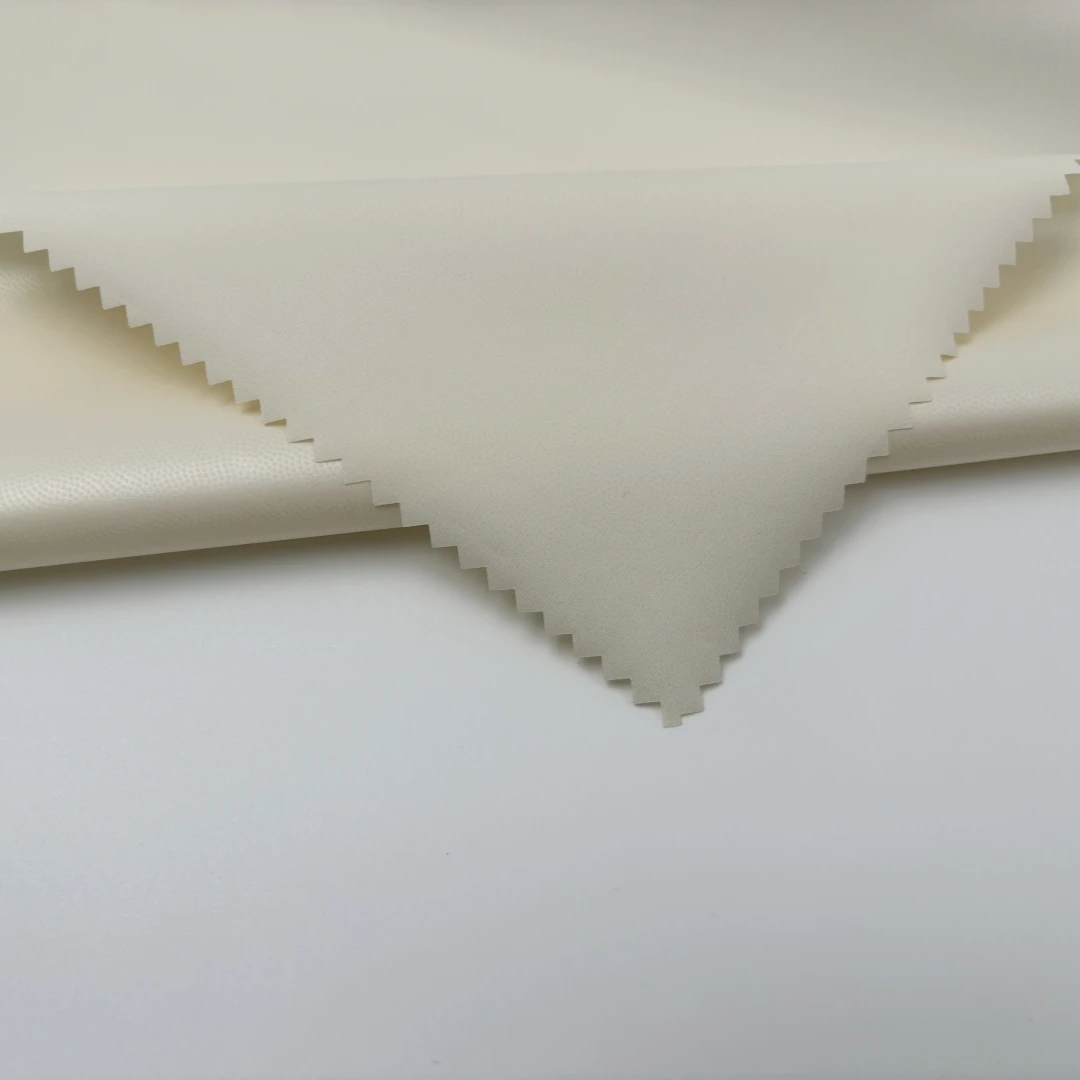 Customized Color 50D Pongee Fabric Waterproof 300T Bonded TPU 100% Polyester Fabric For Down Jacket Coat