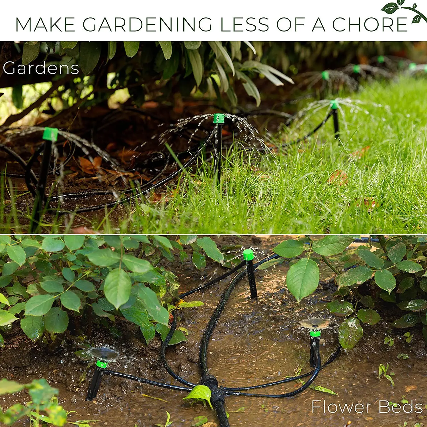 Watering Irrigation System Adjustable Drip Irrigation Set Misty Garden Cooling Sprinkler