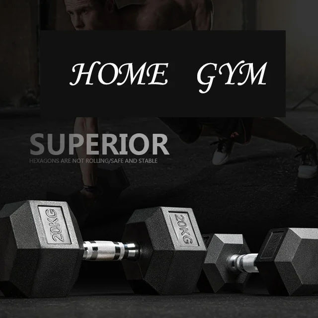 Hot Selling Custom Adjustable Non Slip Home 10Kg Hex Dumbbell Set for Sell