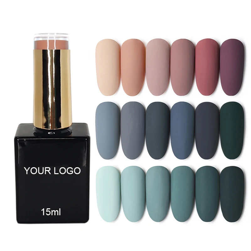 Custom Logo Gel Polish UV Led Gel OEM Soak Off Gel Polish Free Sample Wholesale Nail Polish hema free