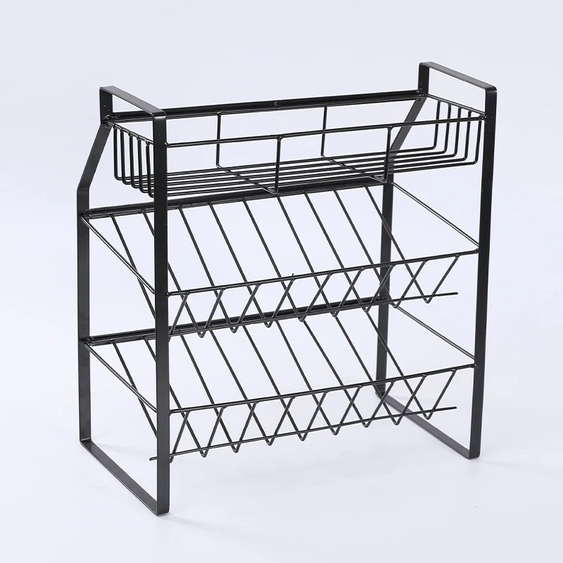 Hot Selling Zone Metal Cosmetics 3 Tier Fruit Wire Storage Baskets