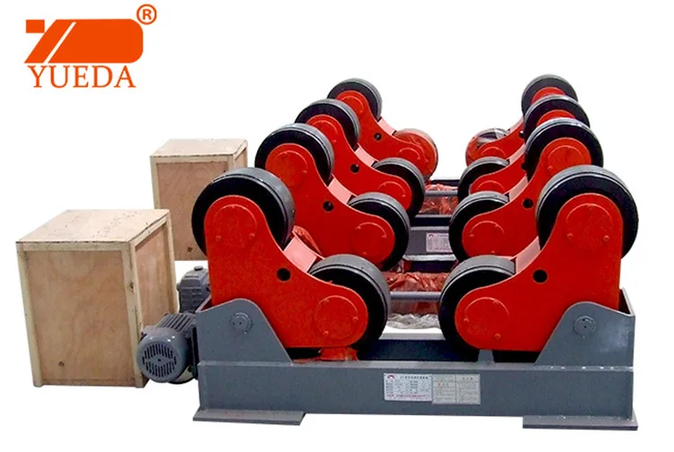 Yueda 5T Pipe Turning Roller Bed/Welding Rotator/Adjustable Turning Roll