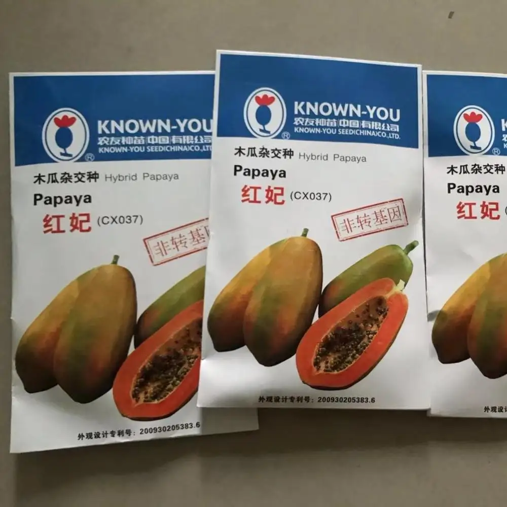 
Taiwan F1 Hybrid Red Lady Papaya Seeds for Growing 