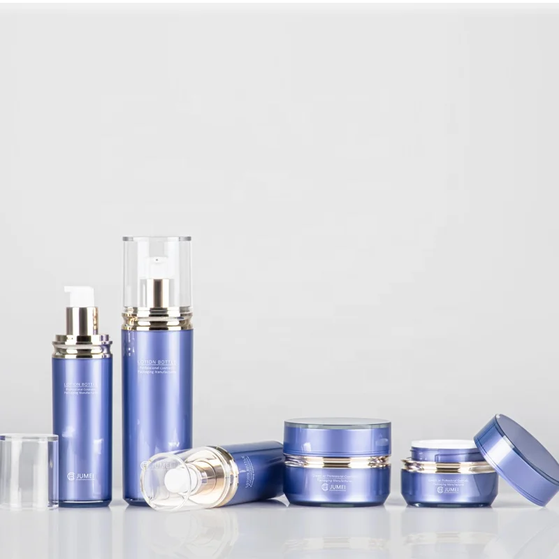 100ml 50ml 30ml 50g 30g Factory Price  Plastic Lotion Spray Bottle Classy Cosmetic Bulk Packaging Cosmetic Container set