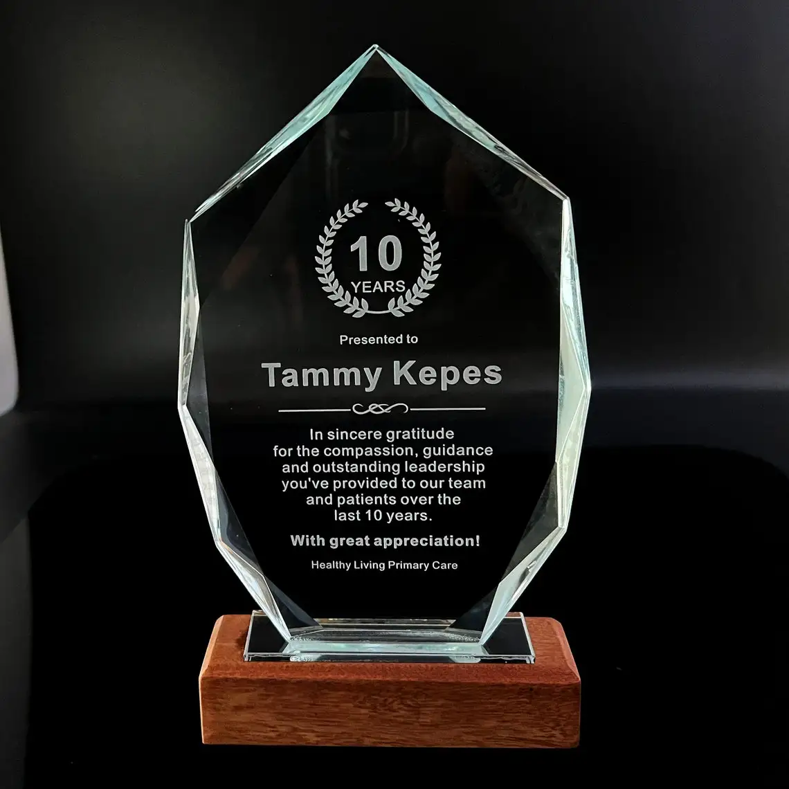 High Quality Cheap Custom shape Blank K9 Glass Trophy Crystal Award Crystal Glass Awards trophies medals plaques