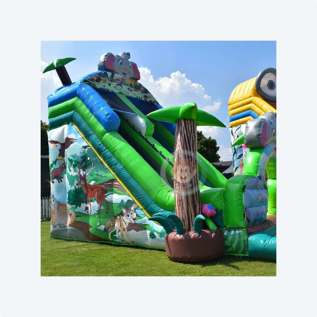Inflatable Bouncy Bouncer with Slide Inflatable Toy Accessories Slide Adult Inflatable Slide