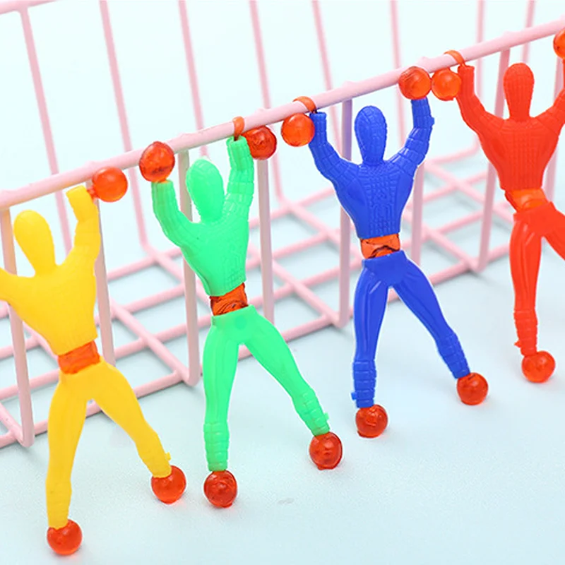 Wholesale Sticky Wall Climbing Men Novelty Gift Party Kids Sticky Man Toys