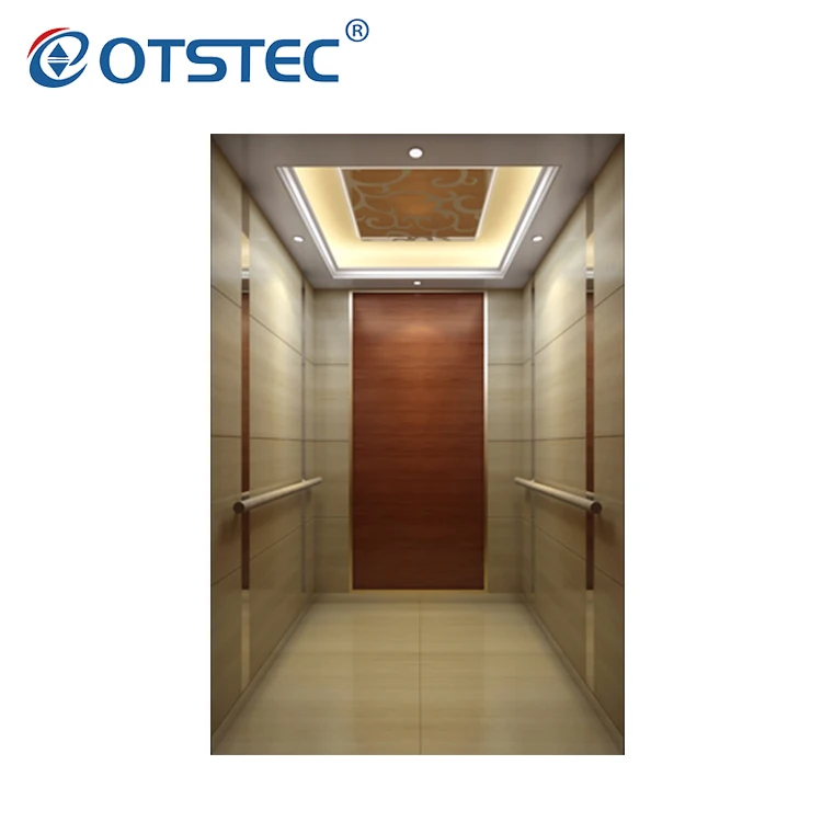 Luxury Cabin Two Side Opening Passenger Elevator 630kg Lift for Building