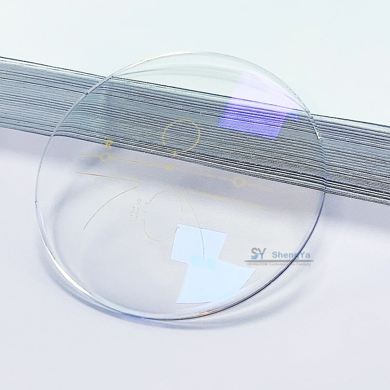 bifocal reading super hydrophobic lenses hmc1.56 shmc round top ophthalmic lenses optical lens