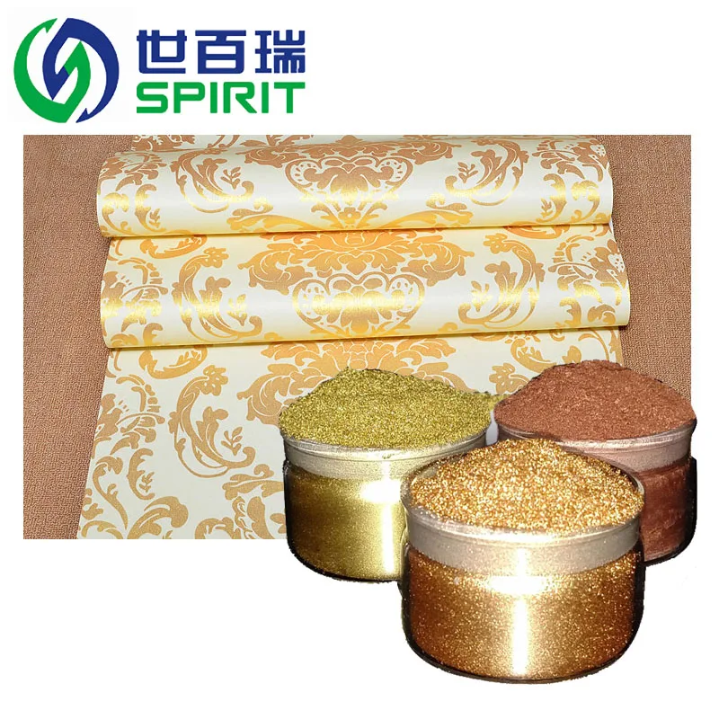 Metallic gold powder coating gravure printing bronze powder gold paint