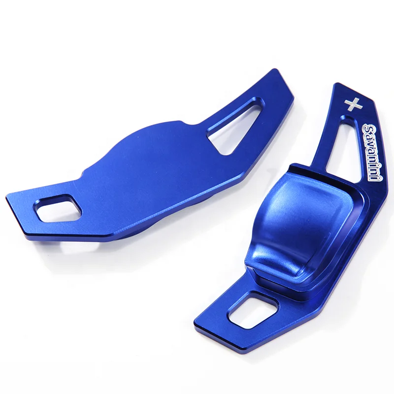 Savanini Aluminum Steering Wheel Shift paddle Shifter Extension for Volkswagen Tiguan Golf GTI MK6 MK5 CC Seat Leon PQ35 PQ46