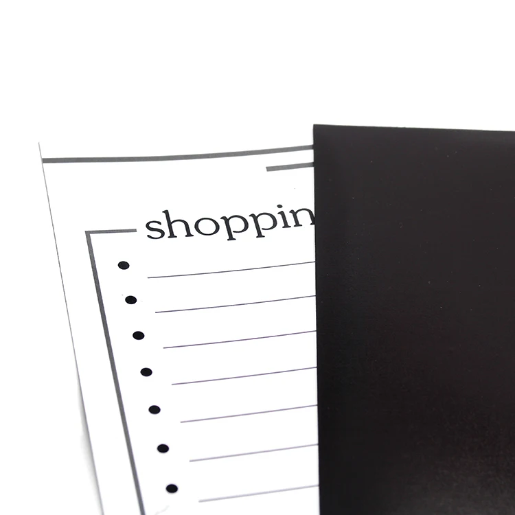 Hot Sale Magnetic Dry Erase White Board Fridge Calendar Custom Stationery Writable Fridge Magnet To Do Shopping Planner List