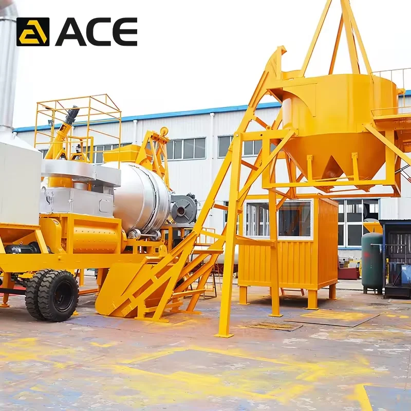 10 - 80t/h Portable Asphalt Plant For Sale Number One Most Popular Continuous Speed Portable Asphalt Plant Low Prices For Sale