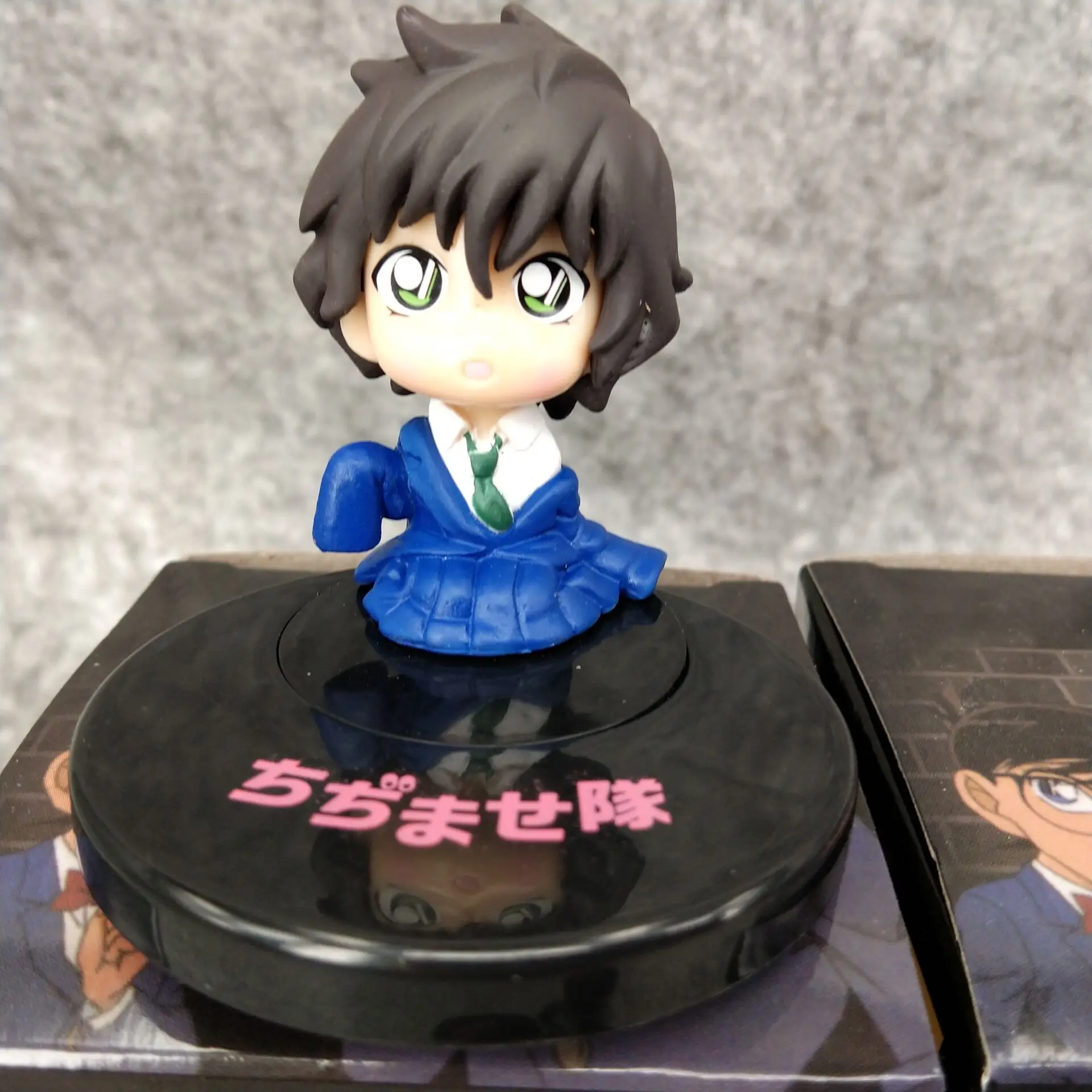 Japan Anime 6pcs/set Detective Conan Figure Blind Box Toy Claw Doll Machine Blind Box