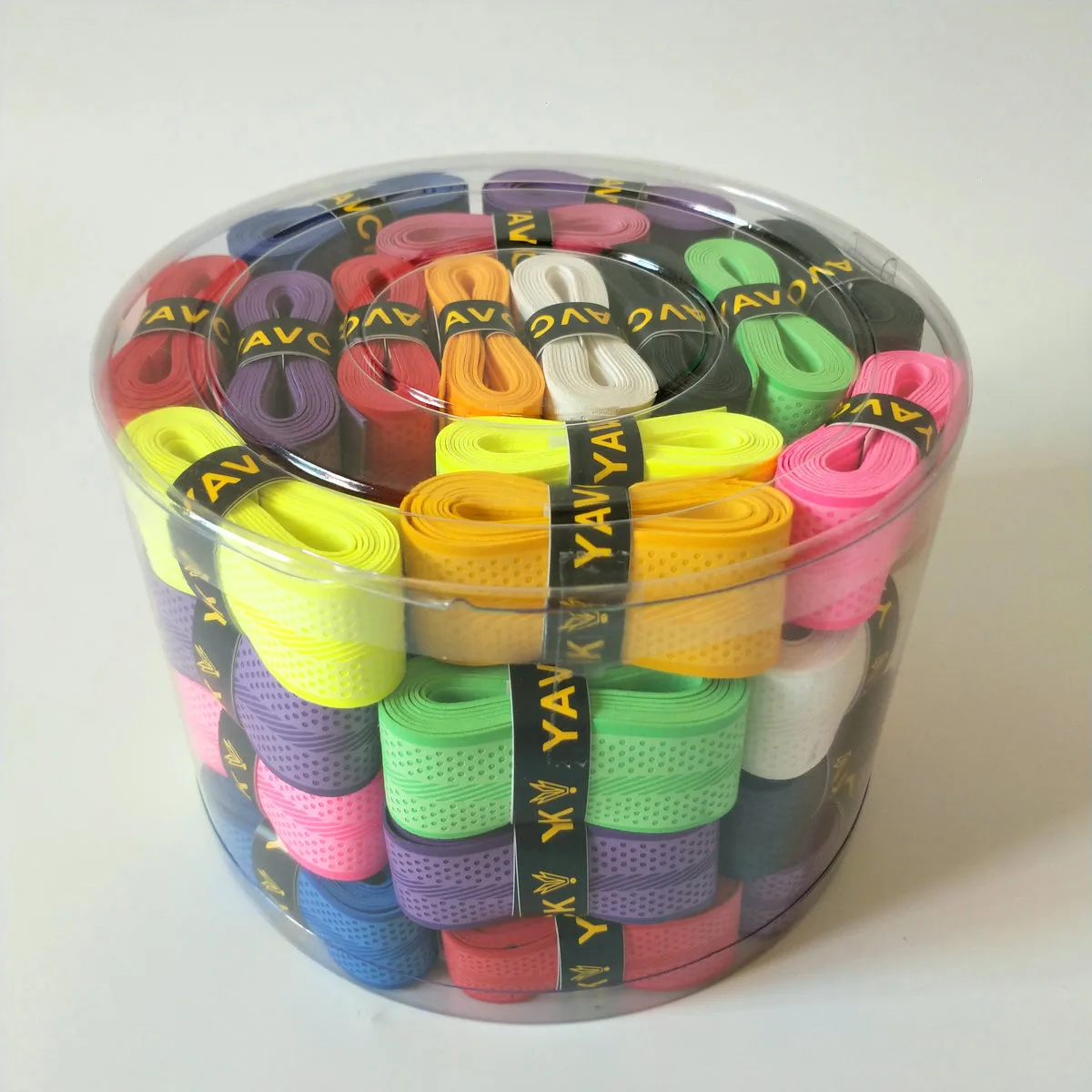 Dry Feel 0.7 mm PU Badminton Racket Overgrip Anti-Slip Over Grip Tape Band with Embossed Pattern