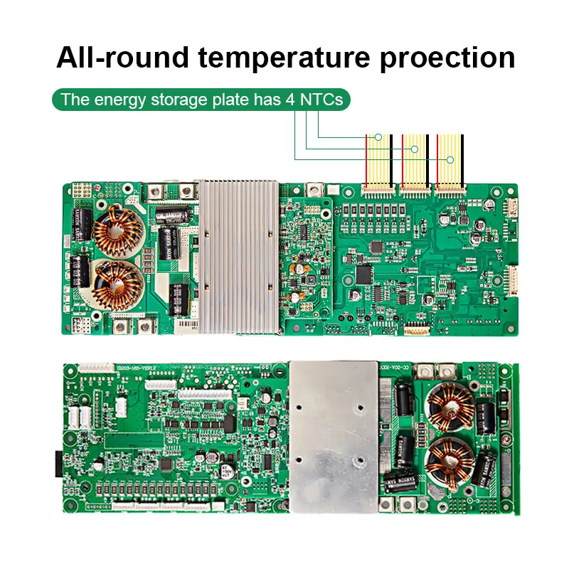 Smart 4 Cell Bms 4S 12V Lifepo4 Solar Energy Storage 16S 48V Volt Lithium Battery Management System Industrial Bms