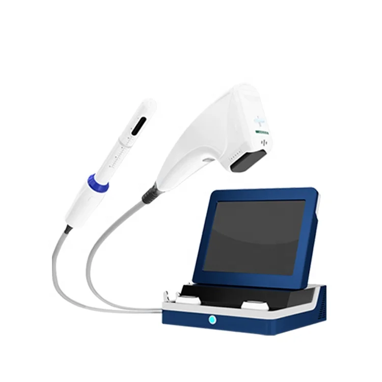 Portable 2 in 1 face lift vaginal rejuvenation ultrasound beauty machine