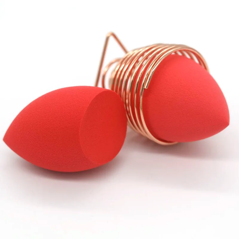 Morden style washable sponge soft teardrop cosmetic latex free puff and show as picture or makeup blender
