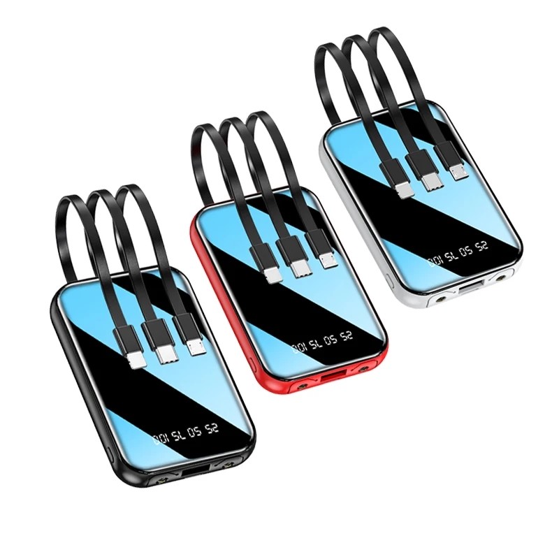 Ali baba Hot Selling New Three Input Ways Fully 20000mah Power Bank 10000 mah power banks in Shenzhen