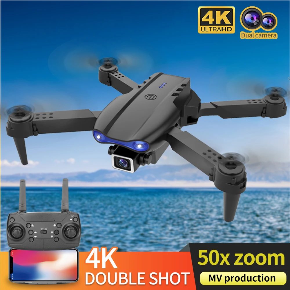2021 New K3 Drone 4K Hd Wide-Angle Dual Camera 1080P Wifi Visual Positioning Height Keep Follow Me K3 Drones