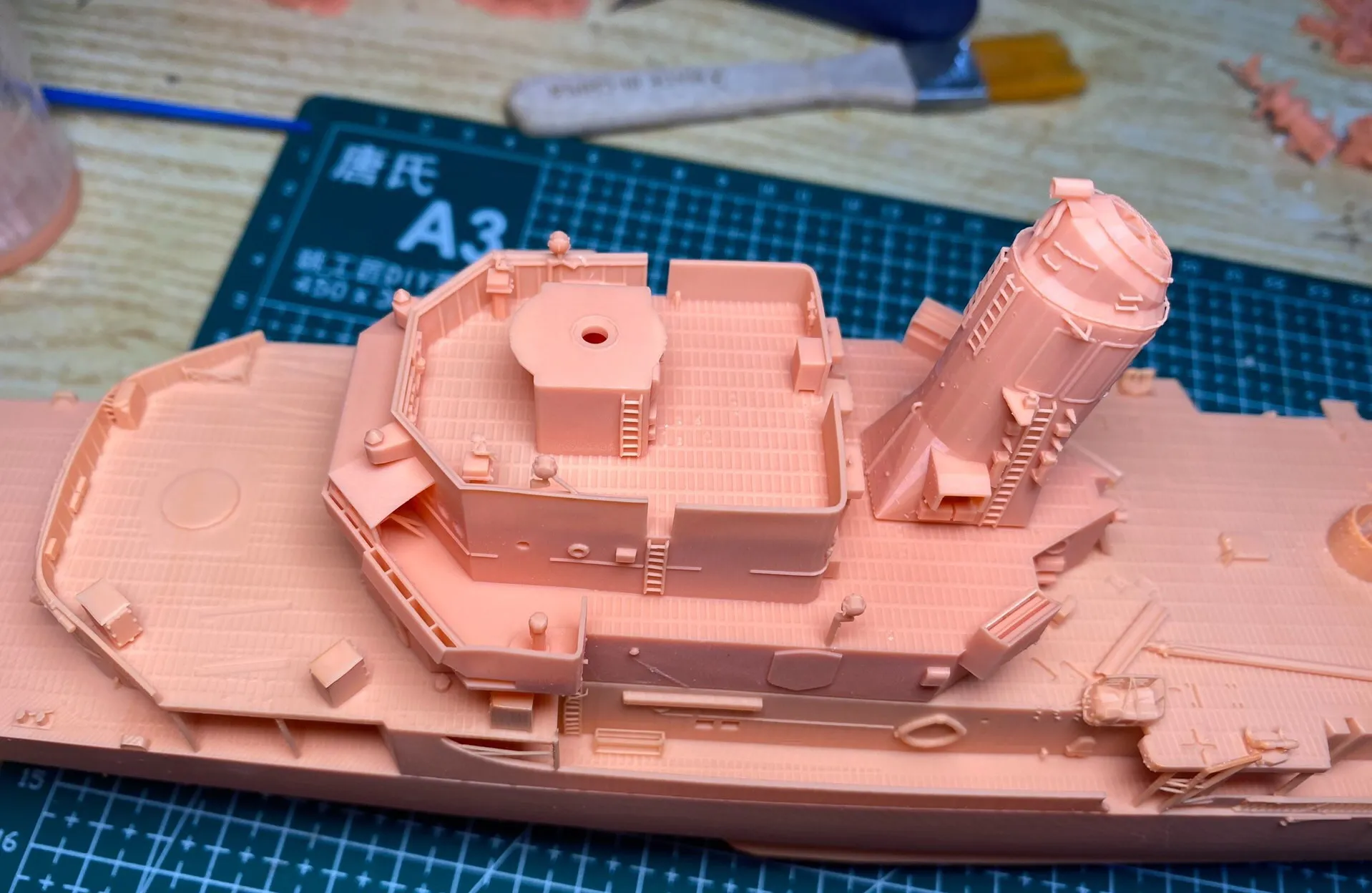 3D Printed kit 1/200 USS Forrest Sherman class destroyer (full hull)